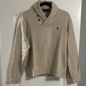 Polo by Ralph Lauren Men's Tan Crewneck Sweater